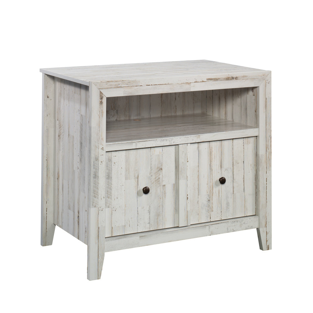 Sauder Dakota Pass Engineered Wood Lateral File Cabinet in White Plank