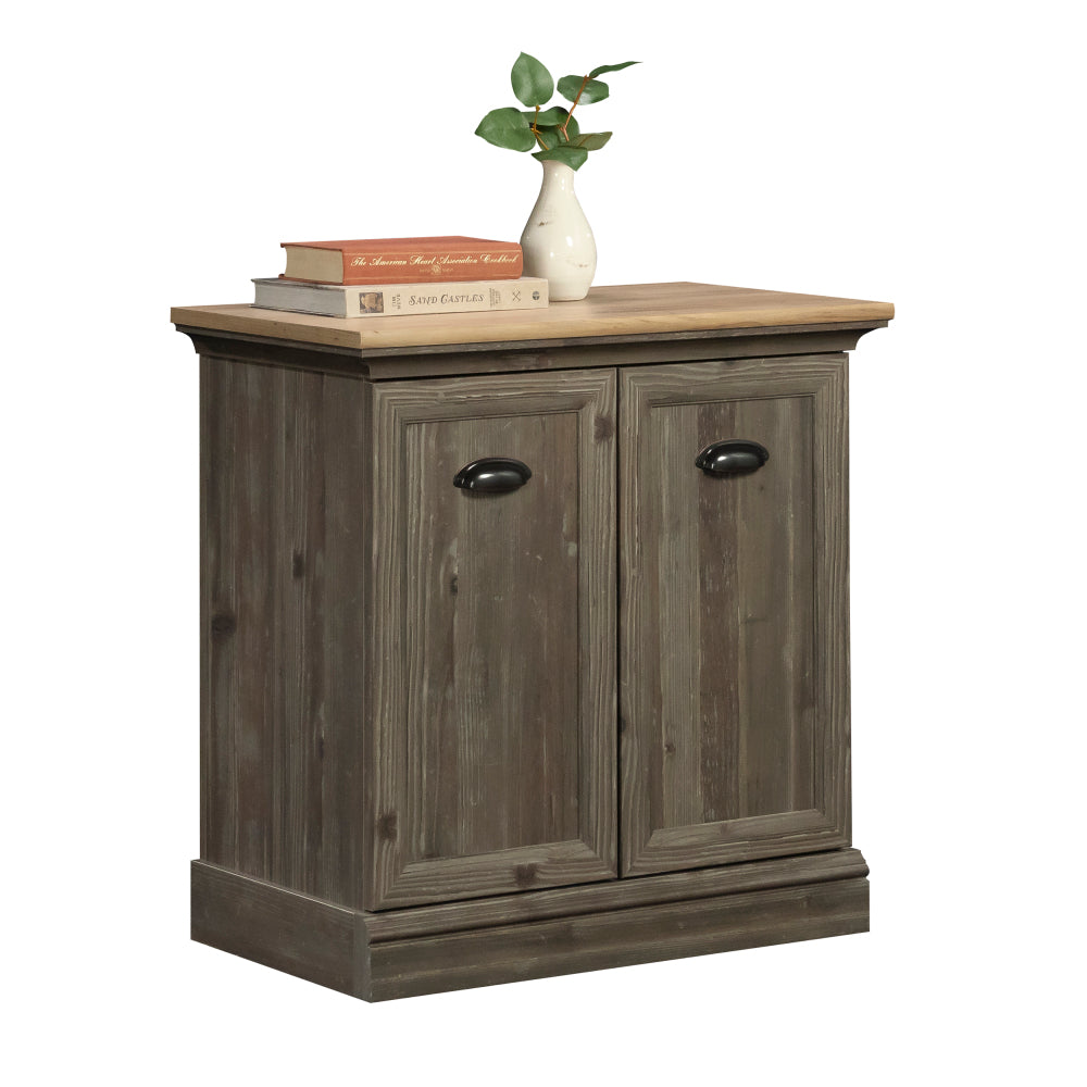 Sauder Sonnet Springs Engineered Wood Utility Stand in Pebble Pine Finish