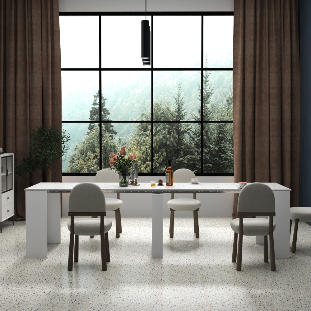 Multifunctional extendable console table