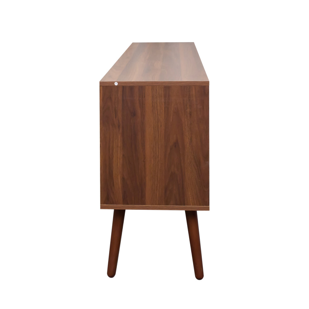 TV Stand Use in Living Room Furniture with 1 storage and 3 shelves Cabinet