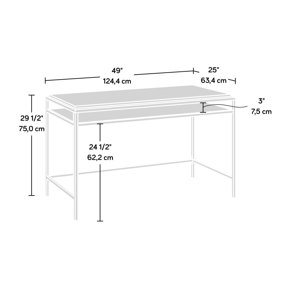 Writing Desk, Dark Walnut finish