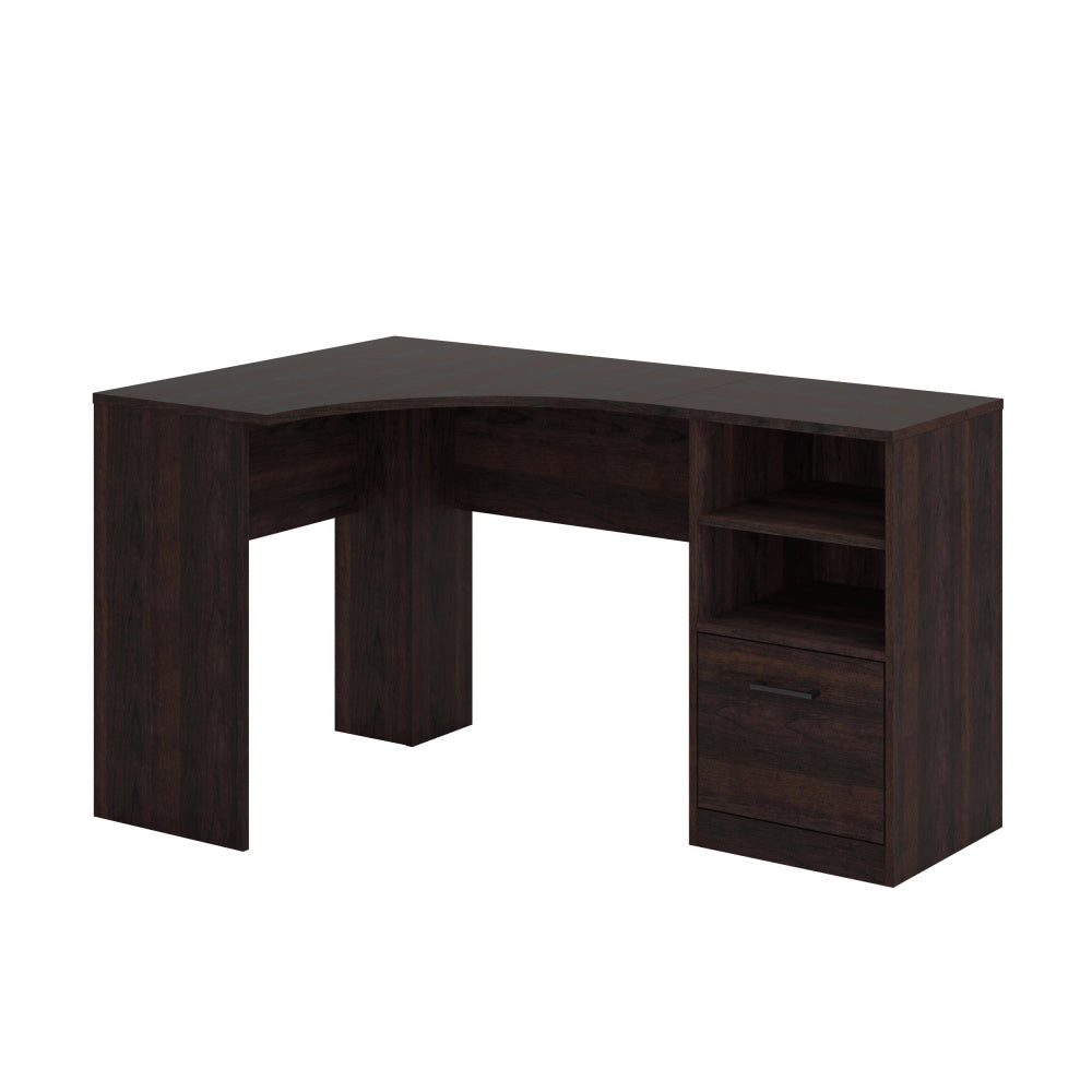 Sauder Beginnings Corner Desk, Cinnamon Cherry Finish