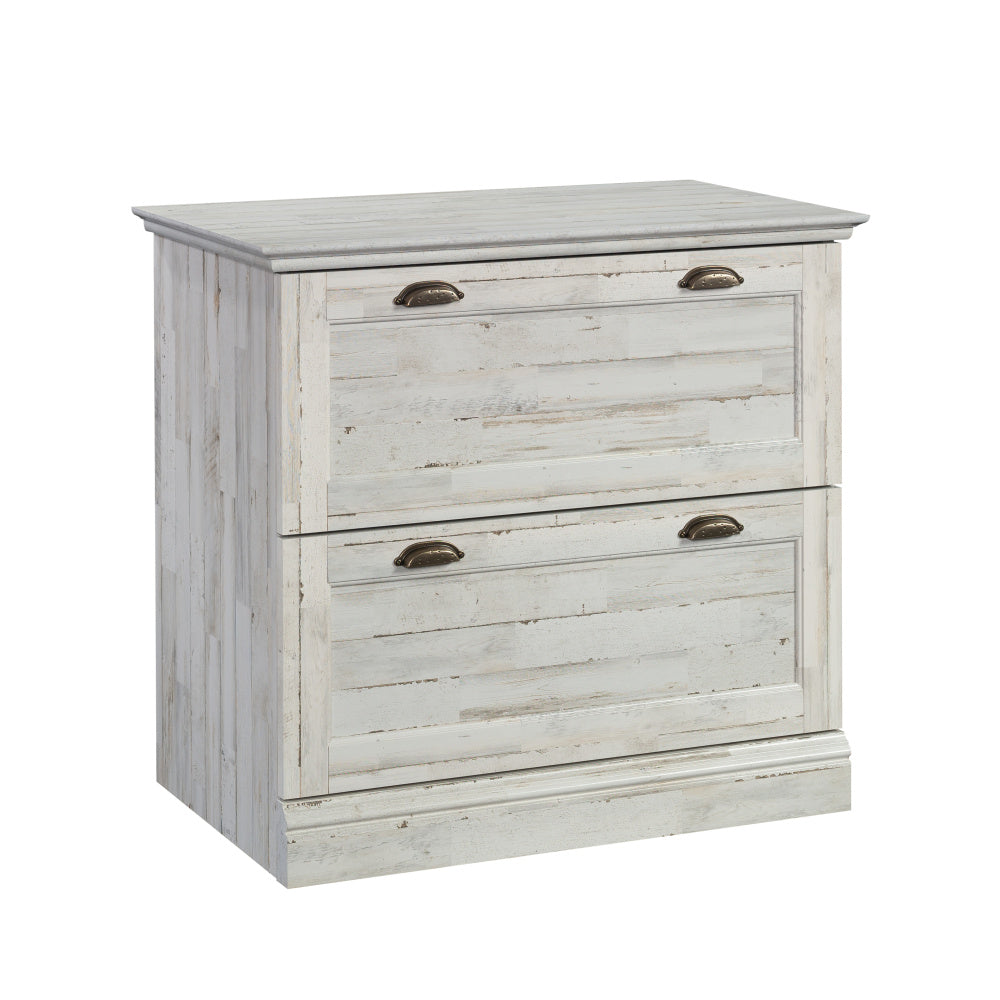 Sauder Barrister Lane Lateral File, White Plank Finish