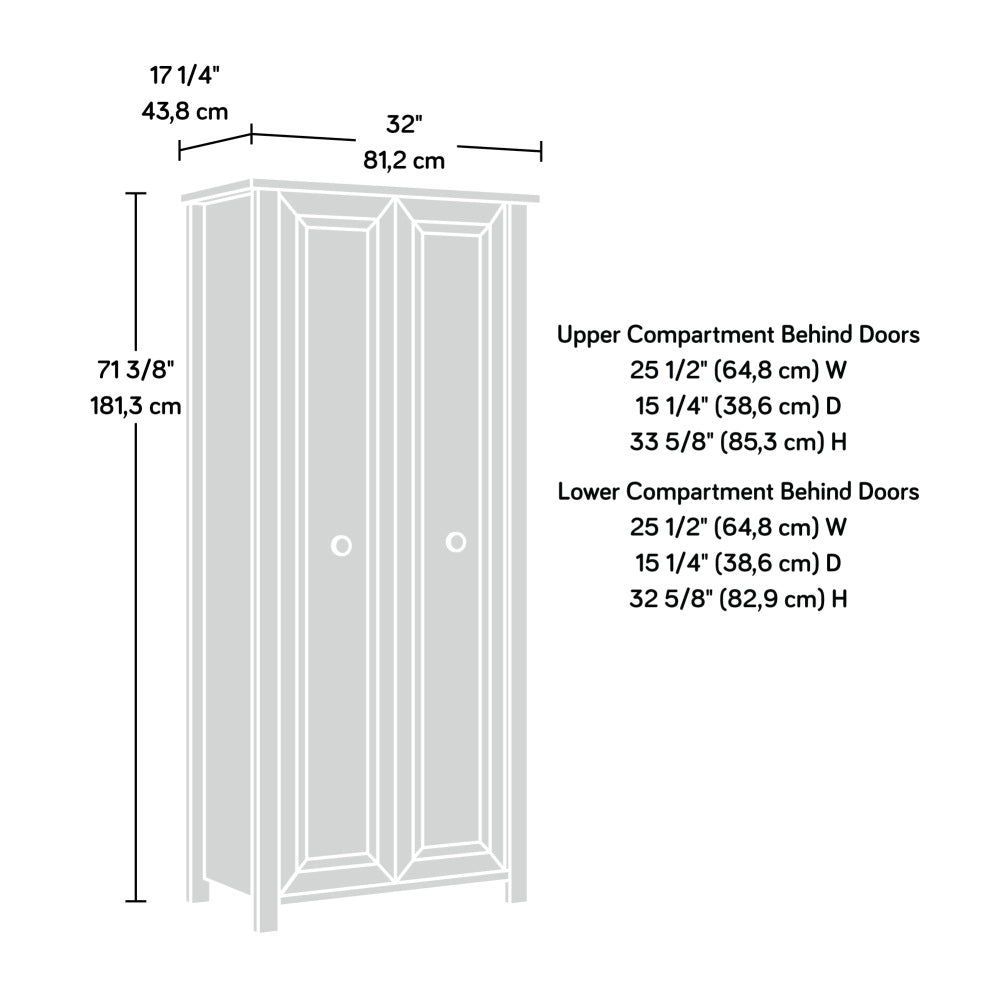 Hillmont Farm 2-Door Storage Cabinet Timber Oak