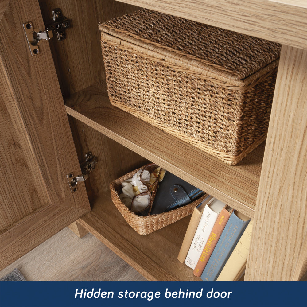 Hillmont Farm Country Nightstand with Door Timber Oak