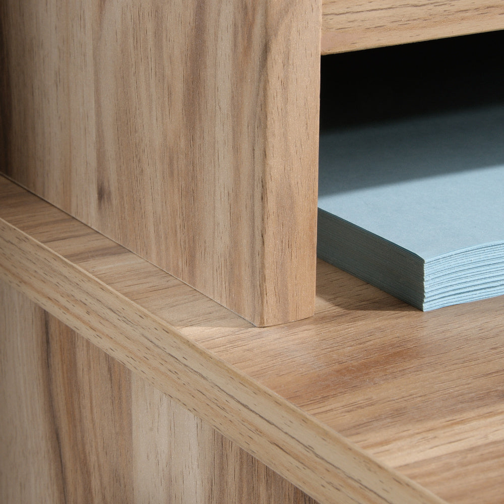 Organizer Hutch, Brown finish