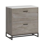 Sauder Tremont Row 2-Drawer Lateral File Cabinet, Mystic Oak Finish