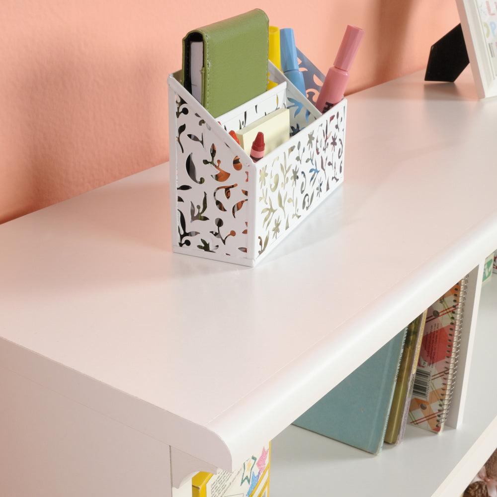 Sauder Pogo Storage Chest Organizer, Kids Bookcase, Toy Box Bin for Bedroom, Living Room, 41.12", Soft White