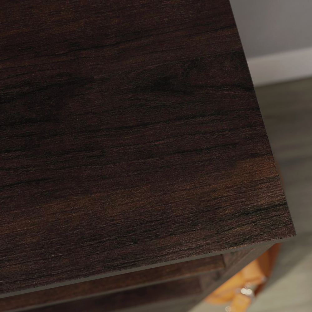 Sauder Beginnings Corner Desk, Cinnamon Cherry Finish