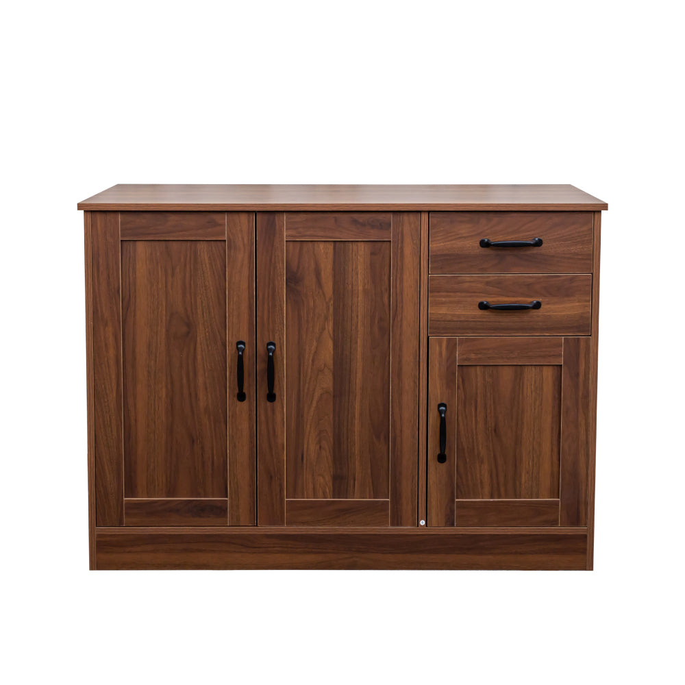 Modern Wood Buffet Sideboard with 2 doors&1 Storage and 2drawers -Entryway Serving Storage Cabinet Doors-Dining Room Console, 43.3 Inch