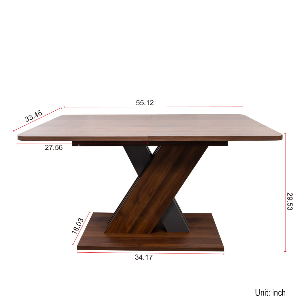 Multifunctional extendable console table