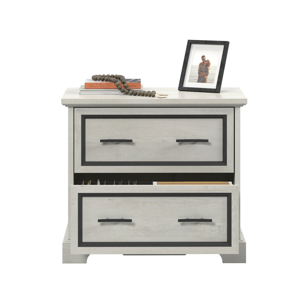 Sauder Carolina Grove 2-Drawer Lateral File Cabinet, Winter Oak Finish