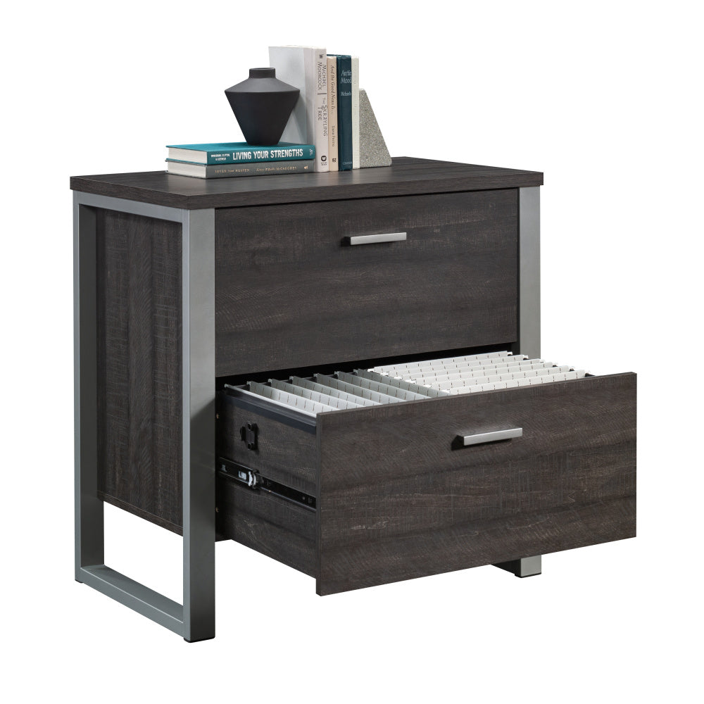 Sauder Rock Glen 2-Drawer Lateral File Cabinet, Blade Walnut Finish