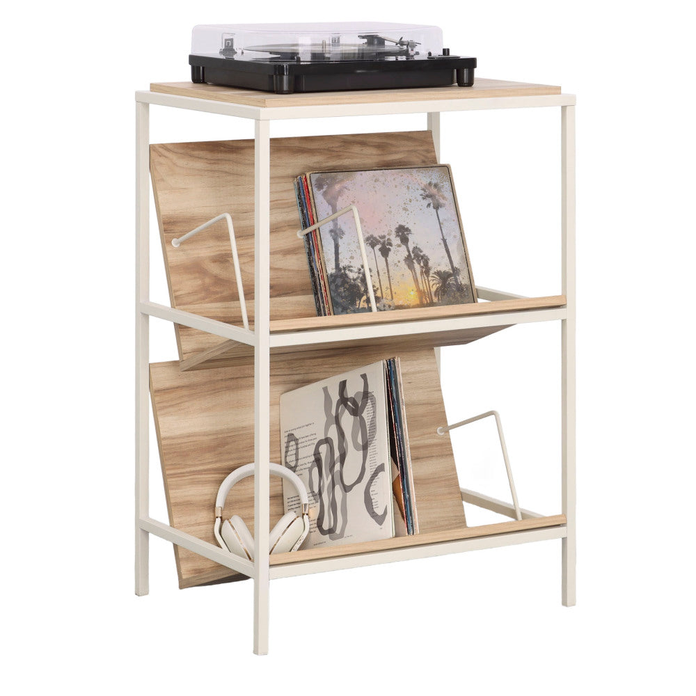 Sauder Nova Loft Engineered Wood Accent Storage in Kiln Acacia/Brown Finish