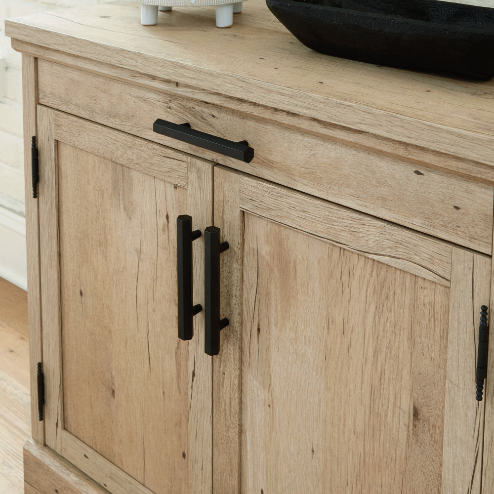 Sauder Aspen Post Door Library Base/Utility Stand, Prime Oak Finish