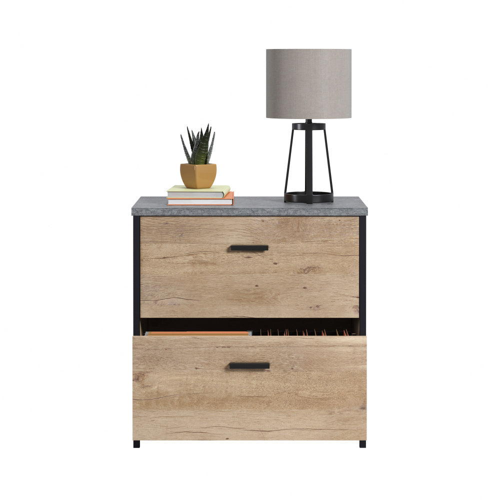 Sauder Market Commons Lateral File, Prime Oak Finish