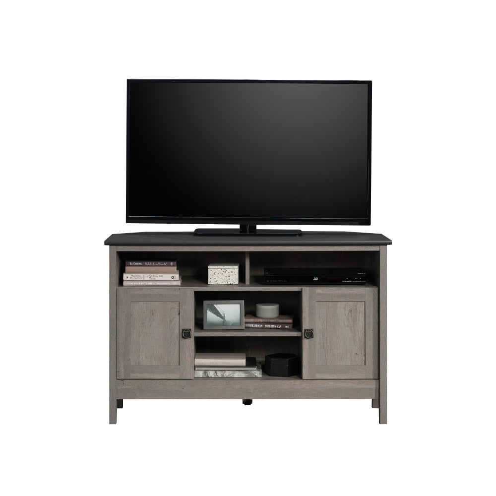 Corner TV Stand, For TVs up to 50", Brown finish