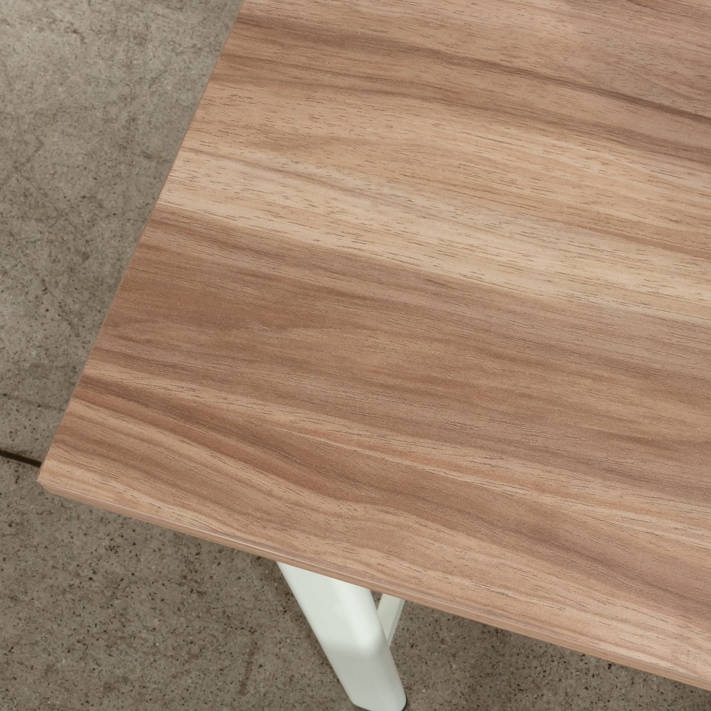 Sauder Bergen Circle Engineered Wood Desk Return 36" in Kiln Acacia/Brown