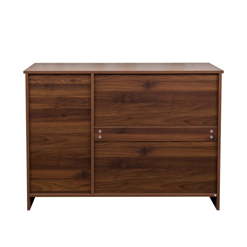 Modern Wood Buffet Sideboard with 2 doors&1 Storage and 2drawers -Entryway Serving Storage Cabinet Doors-Dining Room Console, 43.3 Inch
