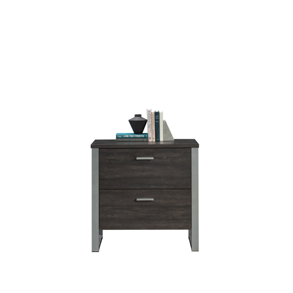 Sauder Rock Glen 2-Drawer Lateral File Cabinet, Blade Walnut Finish