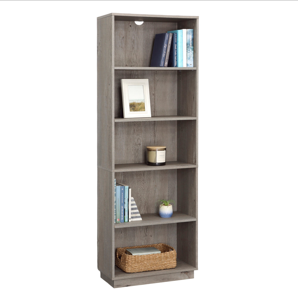 Sundar 5-Shelf Bookcase Mystic Oak