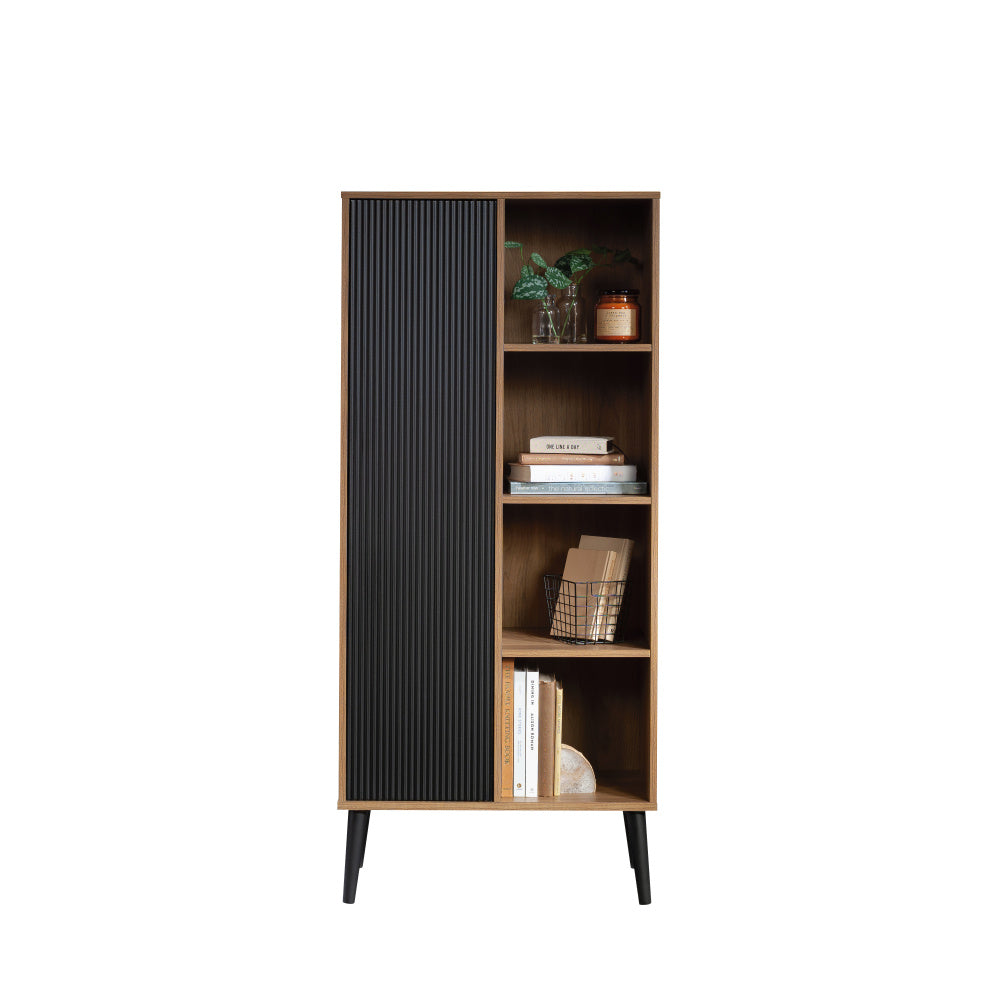 Sauder Ambleside Storage Cabinet, Serene Walnut Finish