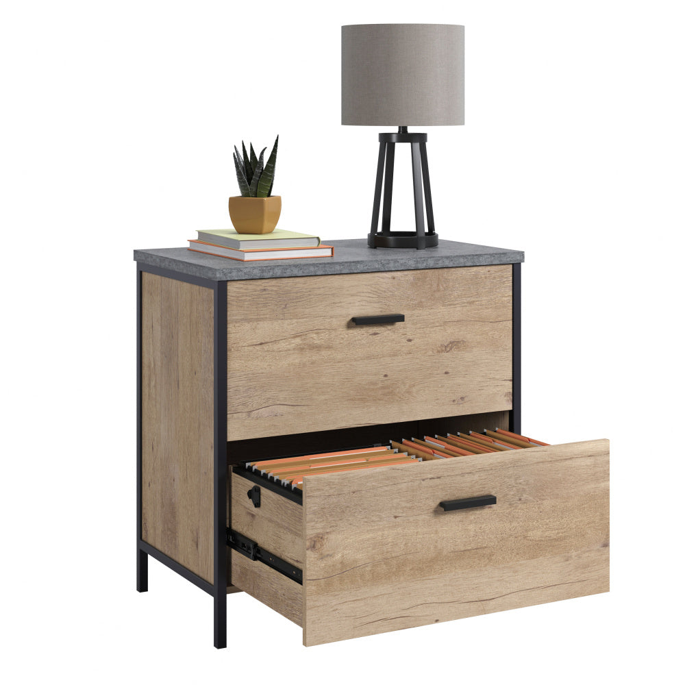 Sauder Market Commons Lateral File, Prime Oak Finish