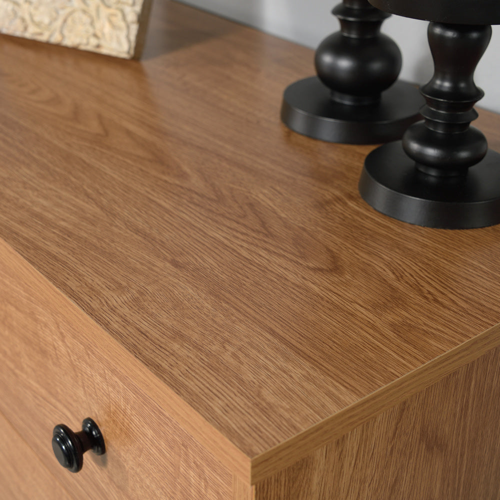 4-Drawer Chest, Brown finish