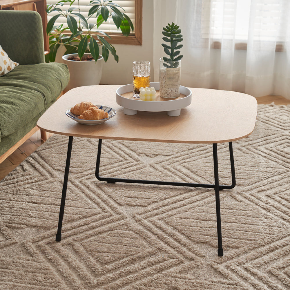 American minimalist modern small apartment coffee table ins Internet celebrity home living room sofa designer round bedroom coffee table