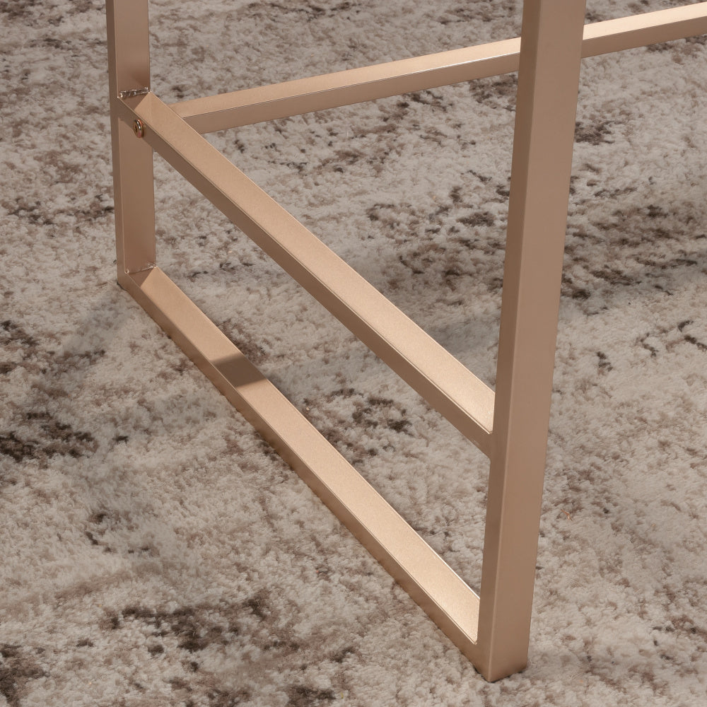 Sauder Walter Heights Engineered Wood L-Desk in Blade Walnut