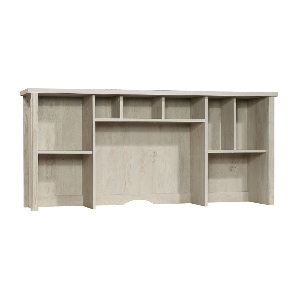 Sauder Costa Hutches + Returns, Desk Hutch with Adjustable Shelf, Credenza Desk Hutch - Chalked Chestnut Finish