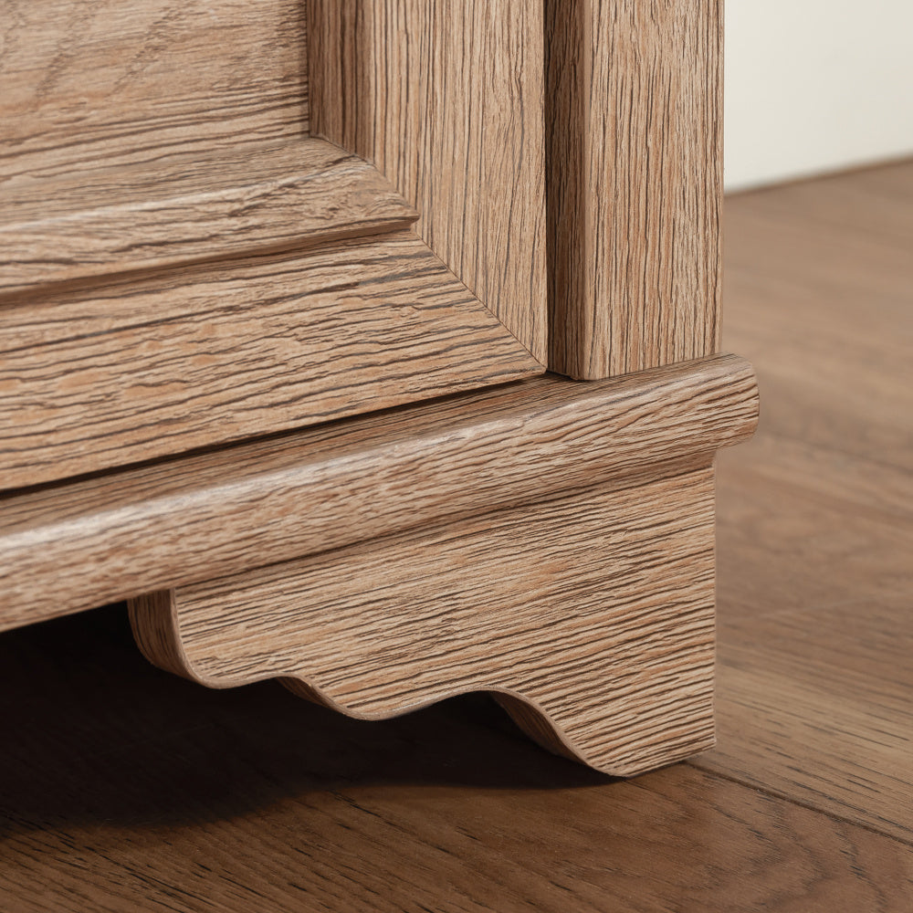 Rollingwood Bookcase with Drawer Brushed Oak