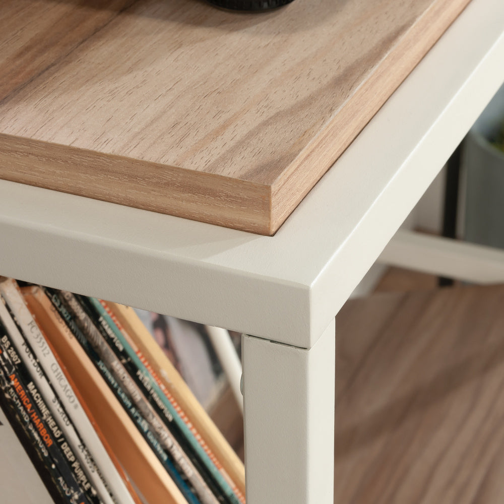 Sauder Nova Loft Engineered Wood Accent Storage in Kiln Acacia/Brown Finish