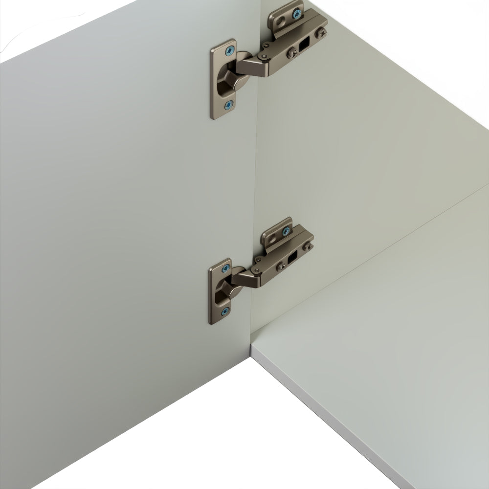 TV Stand for 65+ Inch TV, Modern TV Stand for Living Room, Entertainment Center with Storage & 2 Drawers, TV Media Console Cabinet for Bedroom, White