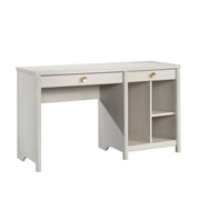 Sauder Dover Edge Computer Desk with Drawers, Glacier Oak Finish