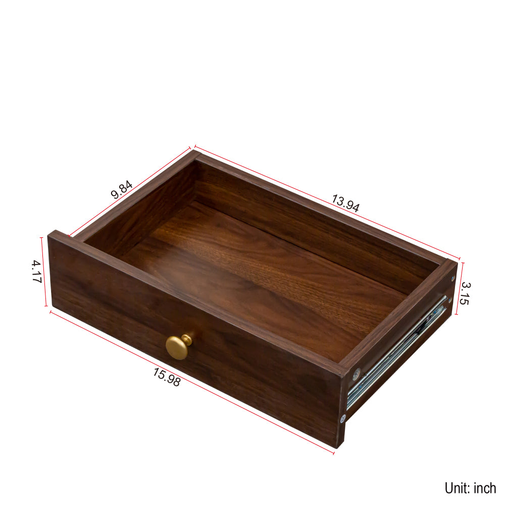 Fold-Out Convertible Writing Table,  Desk Cabinet with shelf and drawer Multi-Function Home Office Workstation