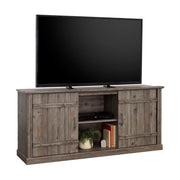 Sauder Select Sliding Door TV Credenza Pebble Pine