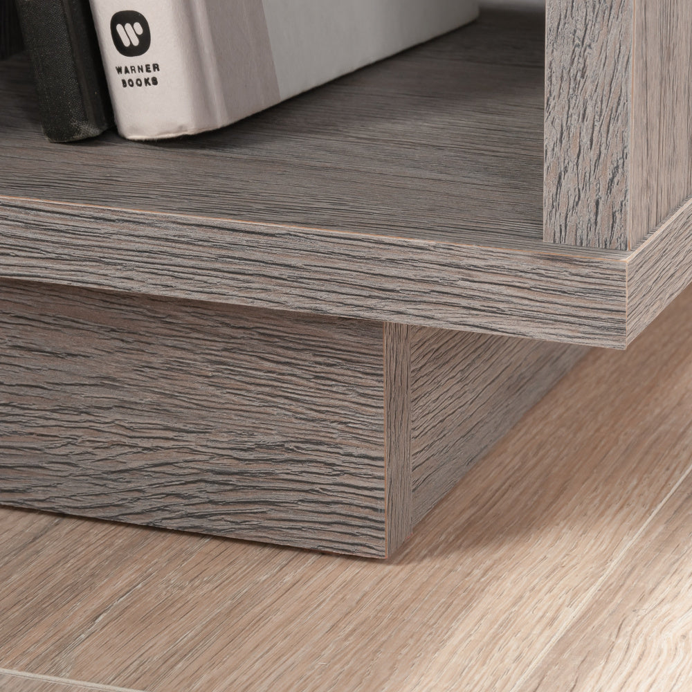 Sauder East Rock Nightstand, L: 21.18" x W: 19.45" x H: 22.36", Ashen Oak Finish