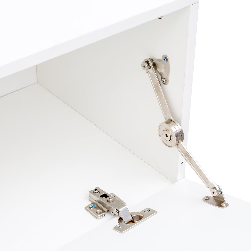 Wood Extendable TV Stand Rectangle Entertainment Center,Media TV Console for Living Room Bedroom