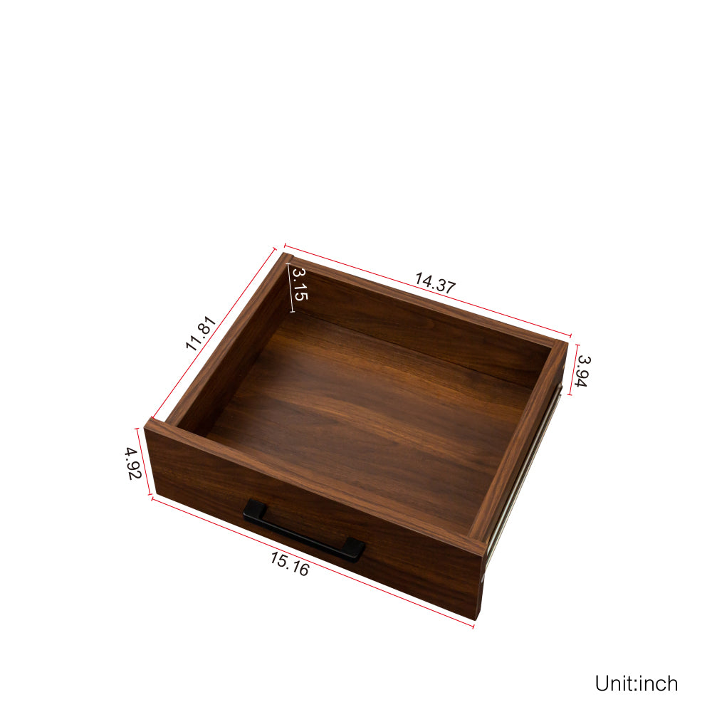 brown walnut color modular 24 wine bar cabinet Buffet Cabinet