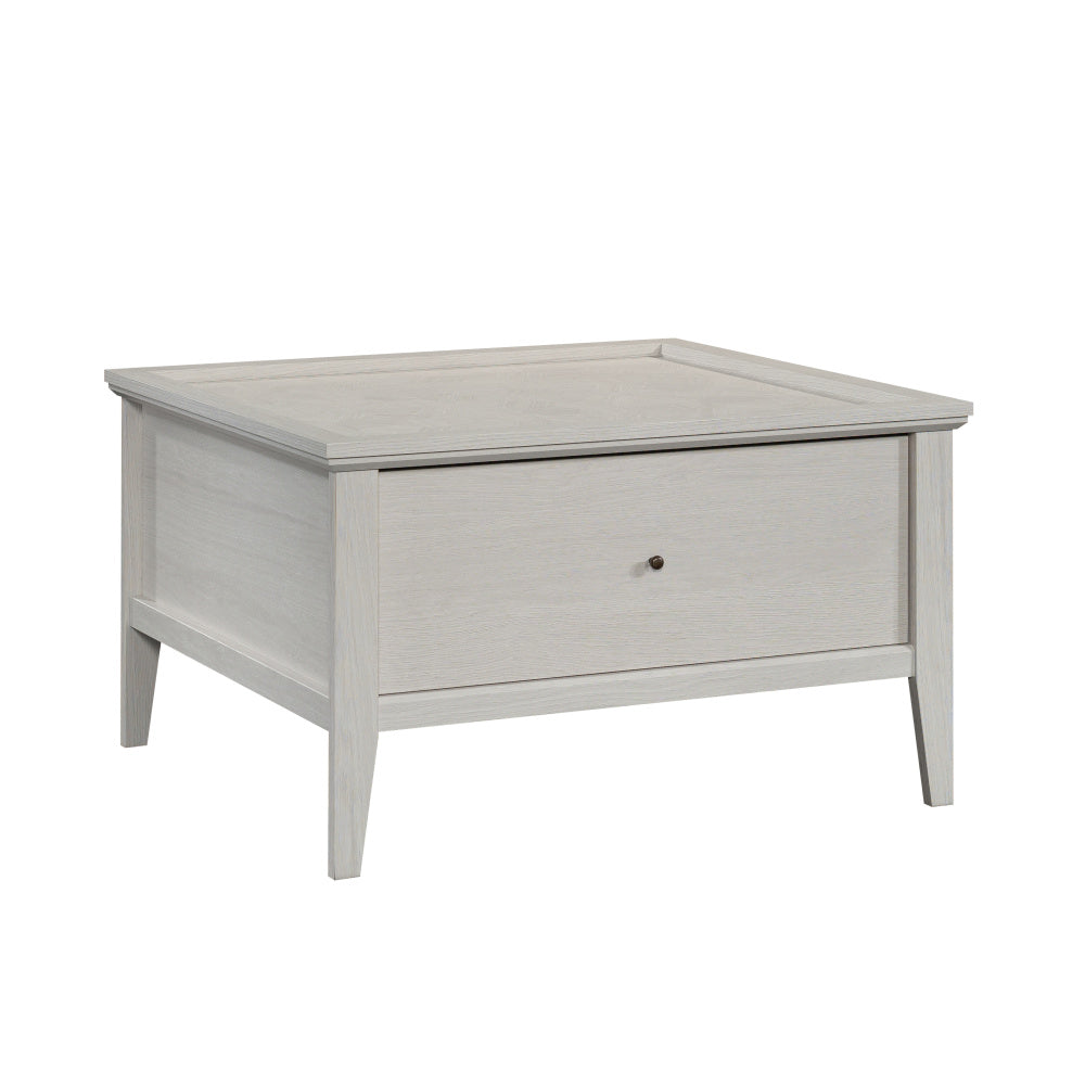 Sauder Larkin Ledge Coffee Table with Drawer, Glacier Oak Finish