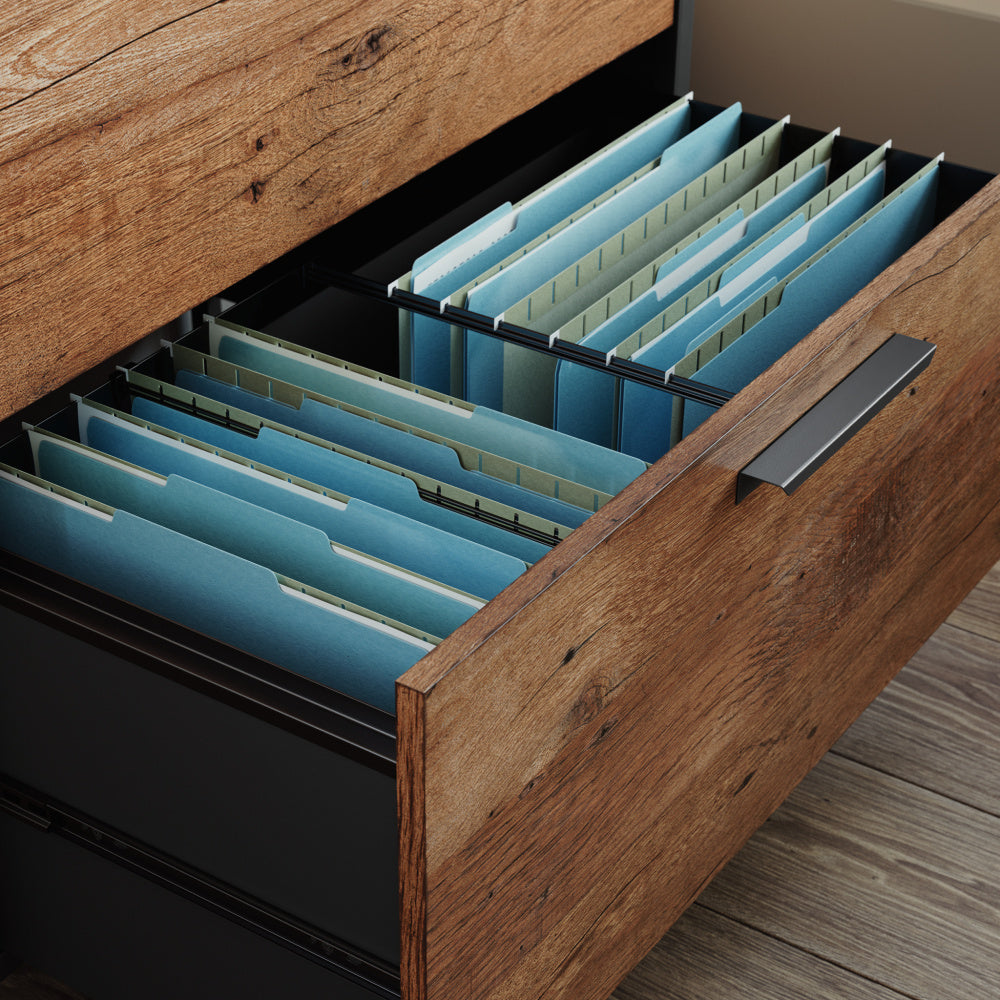 Sauder Boulevard Cafe Lateral File, Vintage Oak Finish
