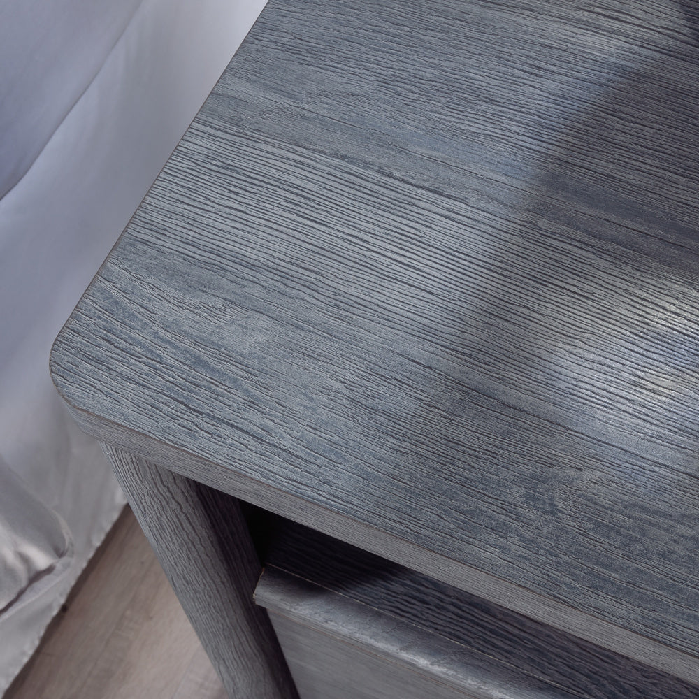 Dover Edge Night Stand Denim Oak