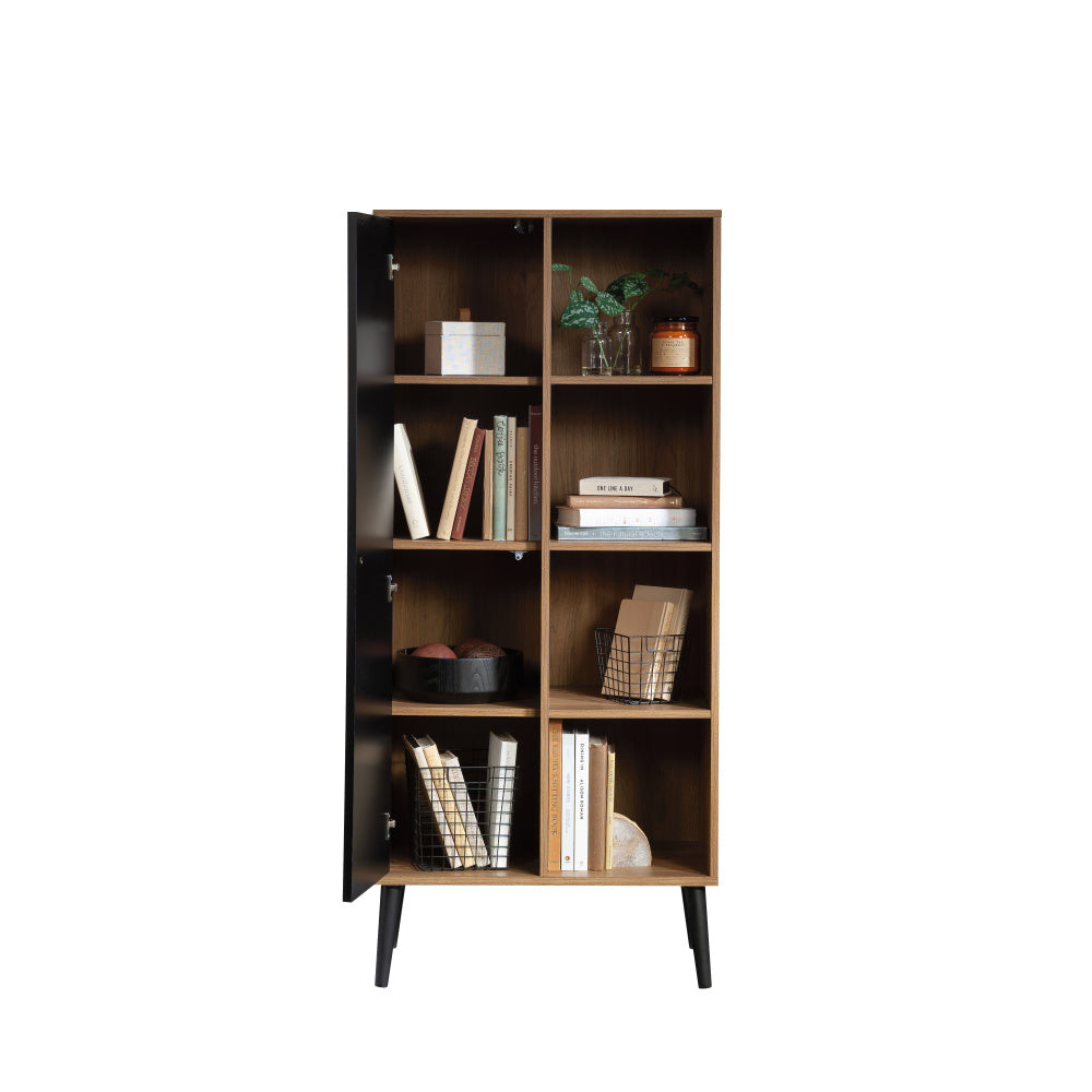 Sauder Ambleside Storage Cabinet, Serene Walnut Finish