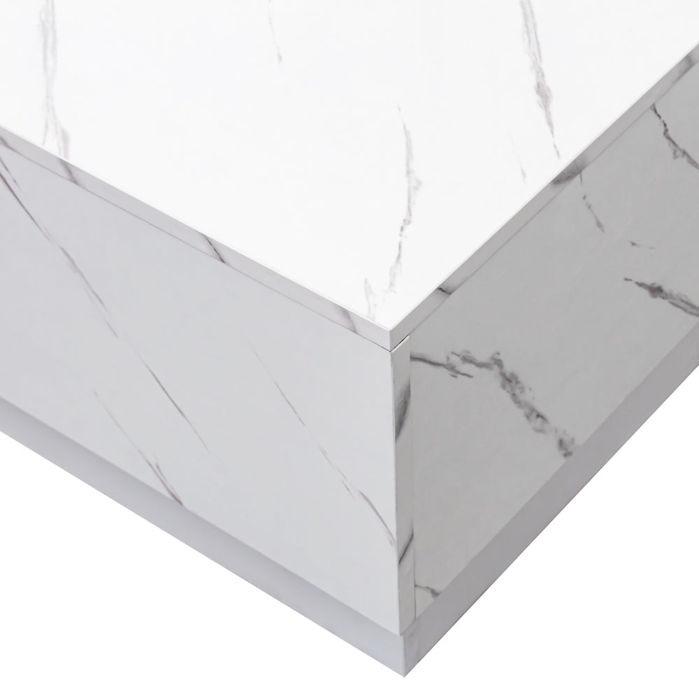 Coffee Table with Sliding Tabletop, Center Table with Hidden Storage Compartment, Extendable Table  for Living Room