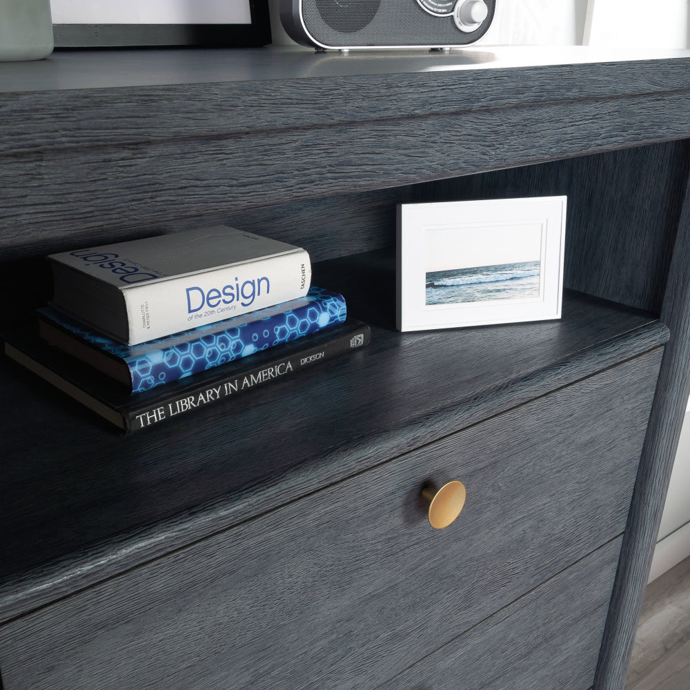 Sauder Dover Edge 4-Drawer Chest/Dresser, Denim Oak Finish