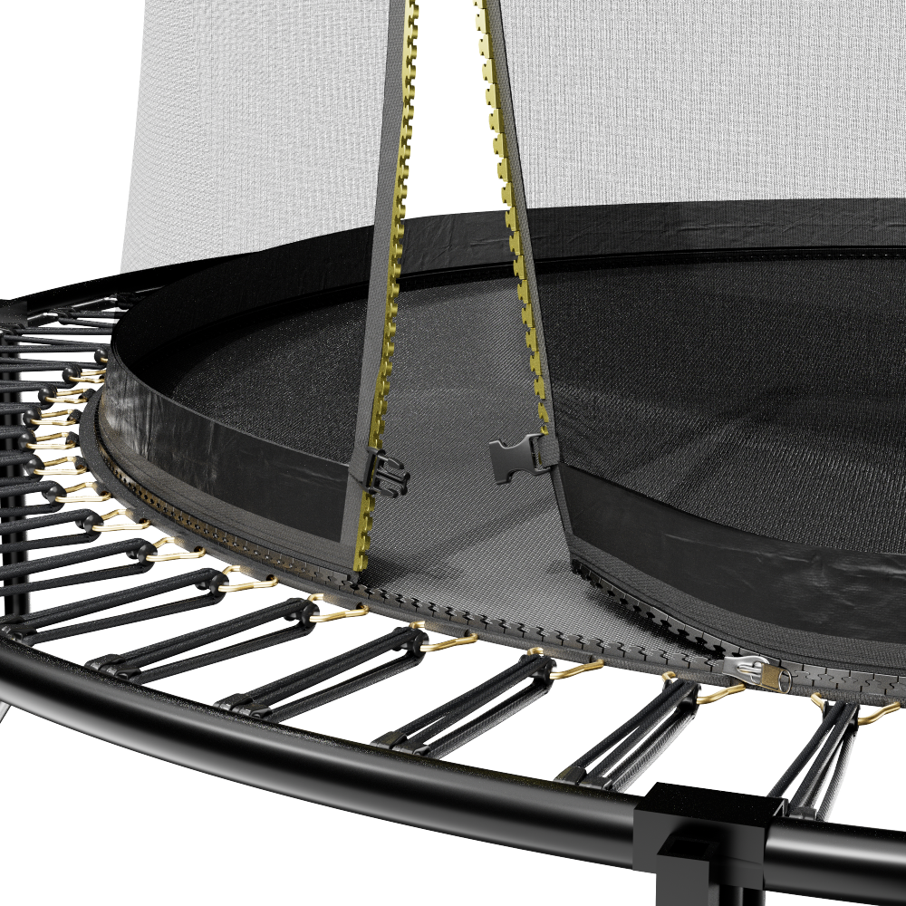 YC 14FT Springfree no Gap Trampoline- Black
