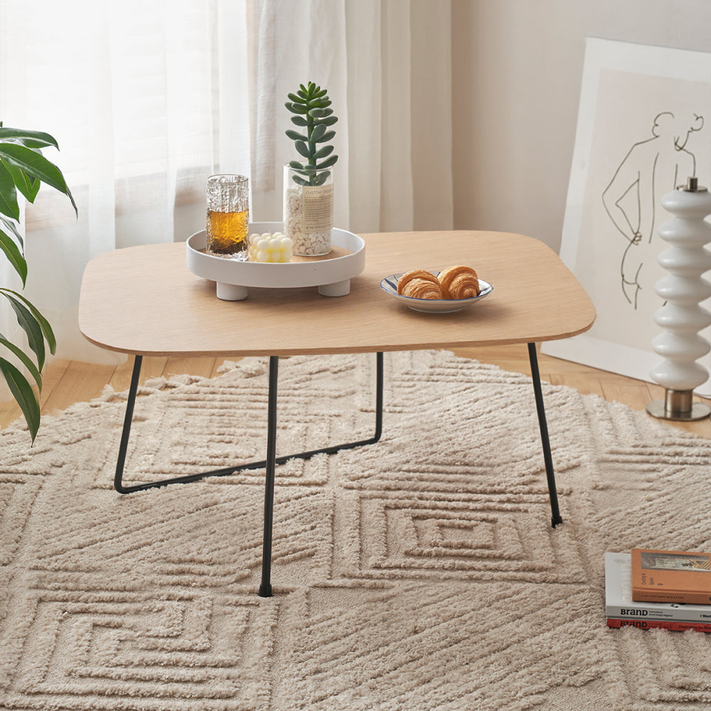 American minimalist modern small apartment coffee table ins Internet celebrity home living room sofa designer round bedroom coffee table