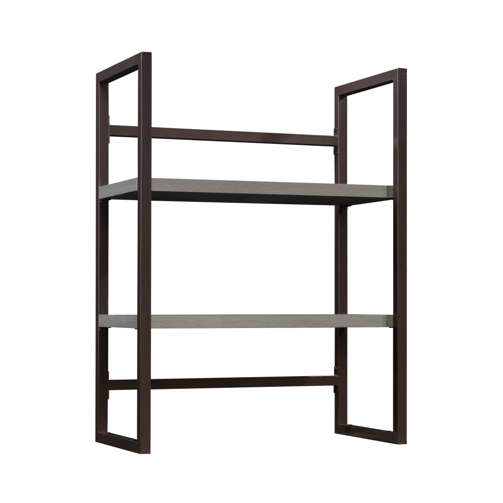 Sauder Manhattan Gate 32" W 2-Shelf Library Hutch, Mystic Oak