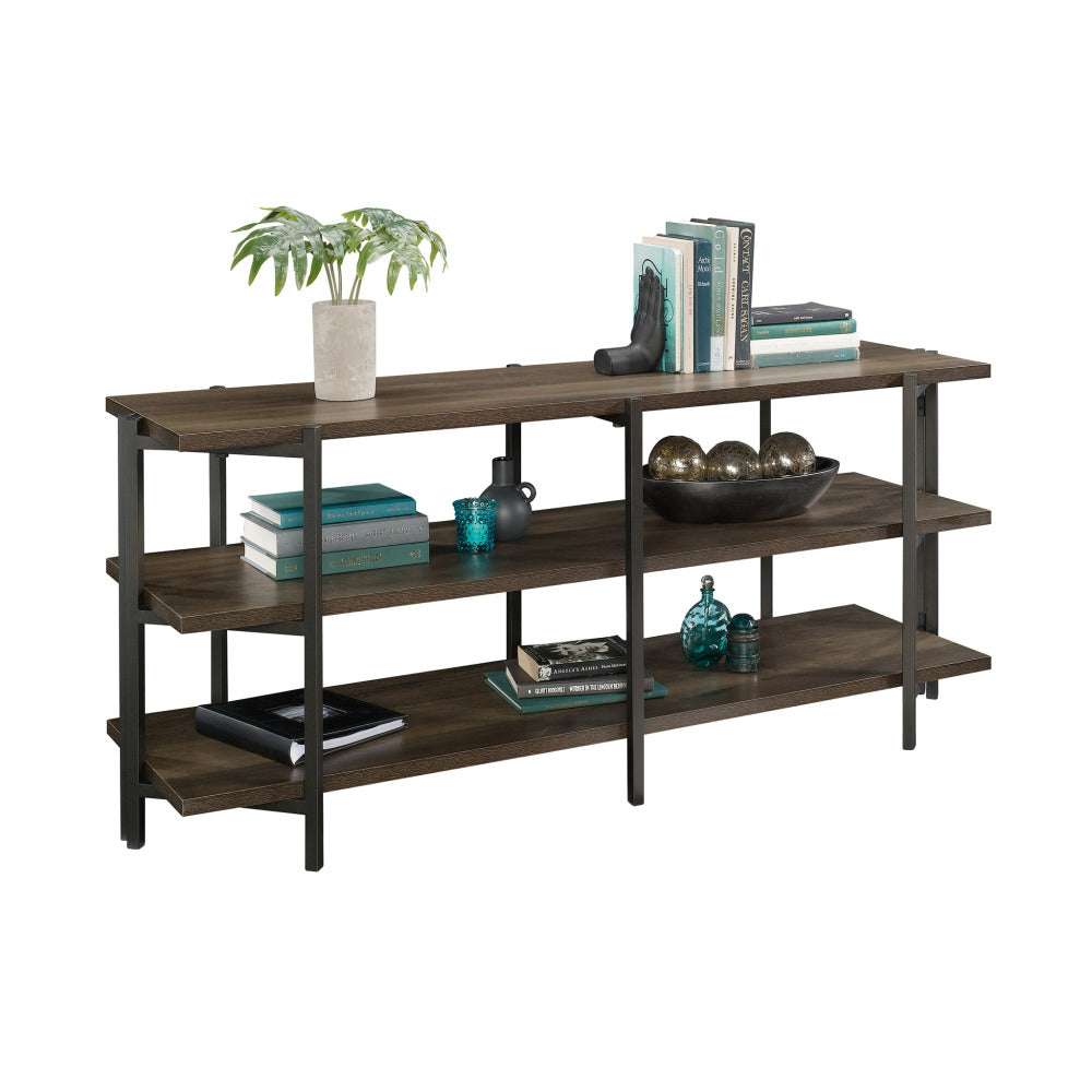 North Avenue Modern Credenza TV Stand Smoked Oak